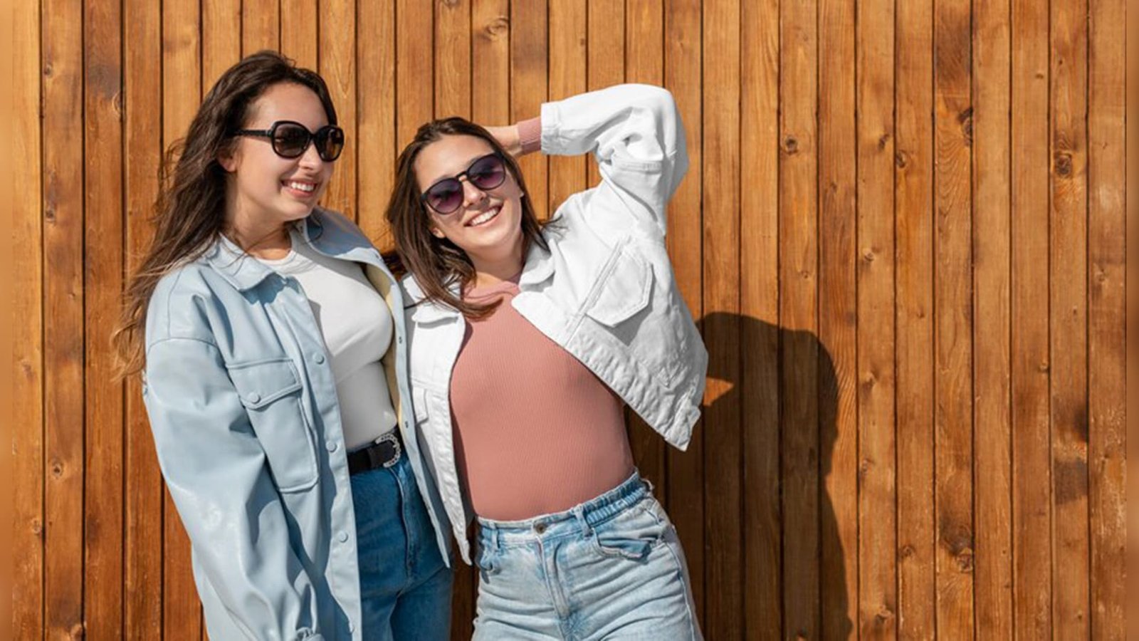 Two women posing for a picture