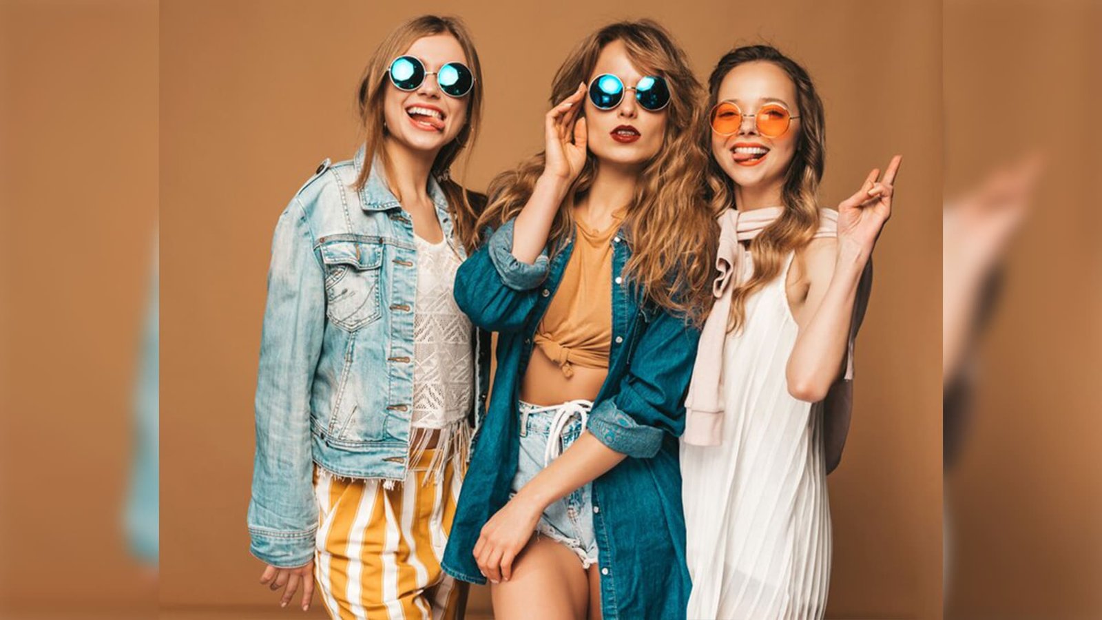 A group of women posing for a picture